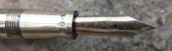 WAHL PEN GOLD FILLED FOUNTAIN PEN IN GOTHIC PATTERN